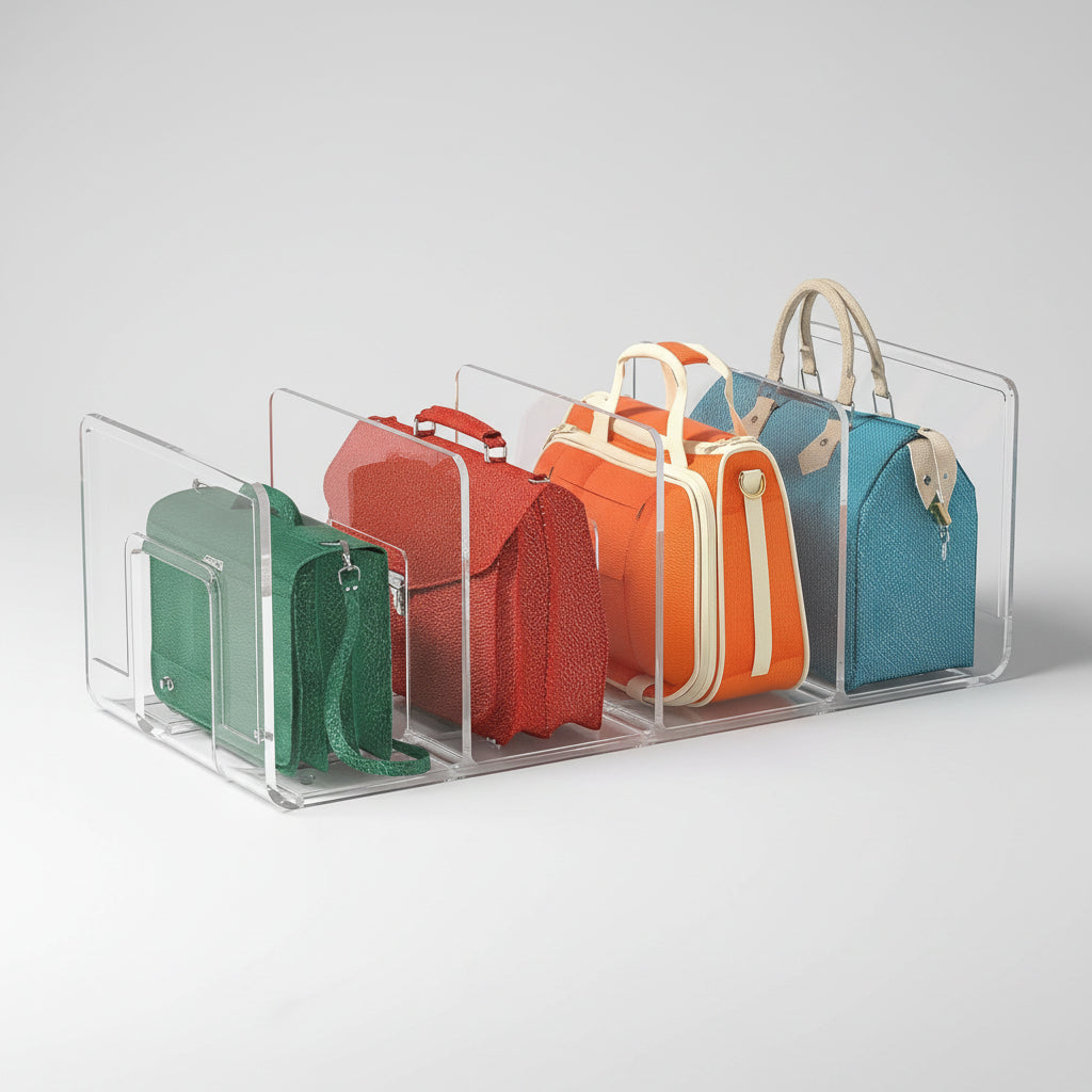 Organizador de Bolsos y Carteras en Acrílico Transparente – By LATAM
